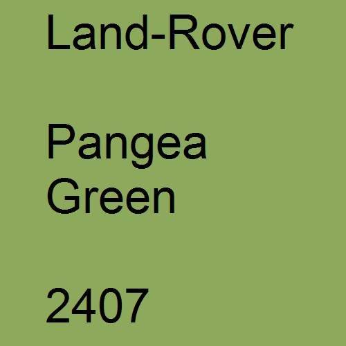 Land-Rover, Pangea Green, 2407.